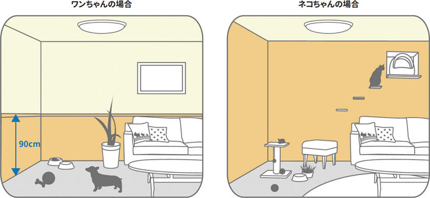 ワンちゃんの場合 ネコちゃんの場合